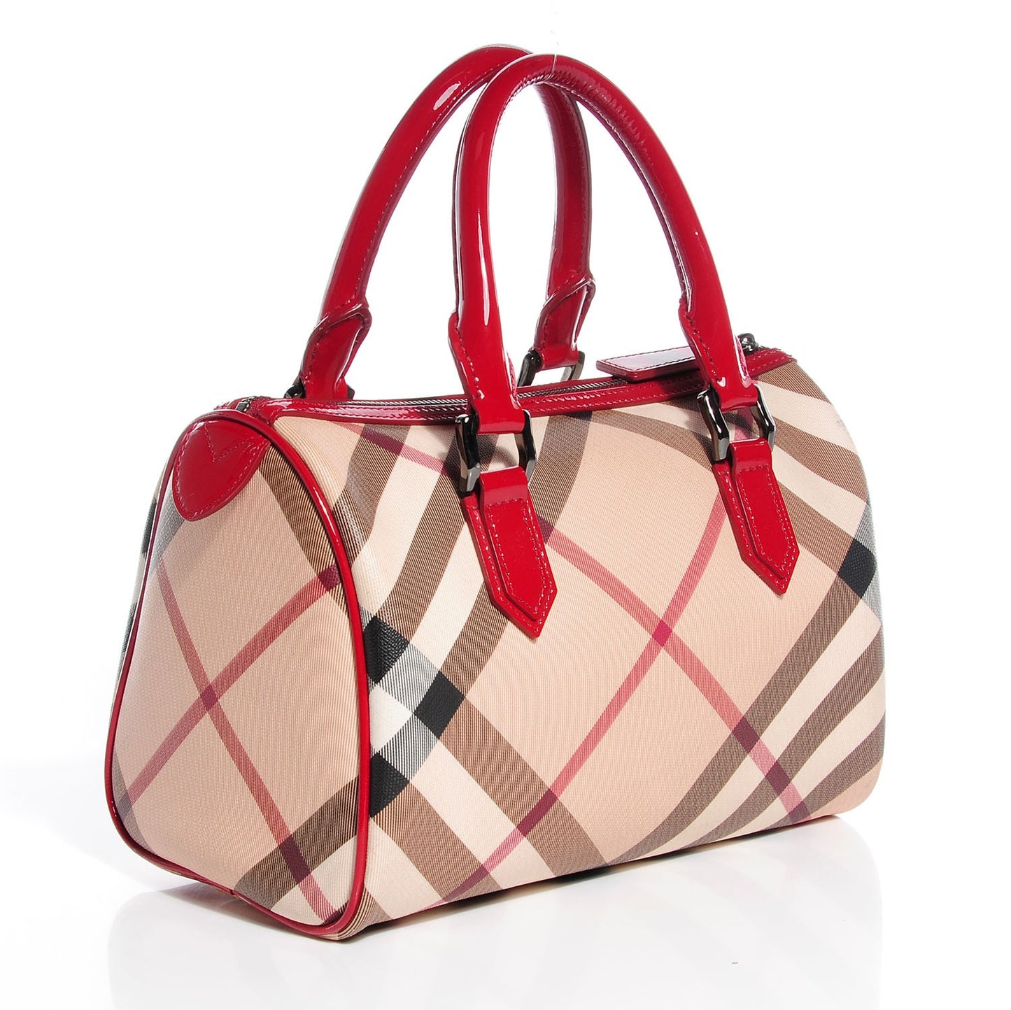 Nova Check Chester Bowling Small Bag Red
