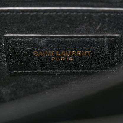 Saint Laurent Calfskin Medium Monogram Sunset Black 7 of 17