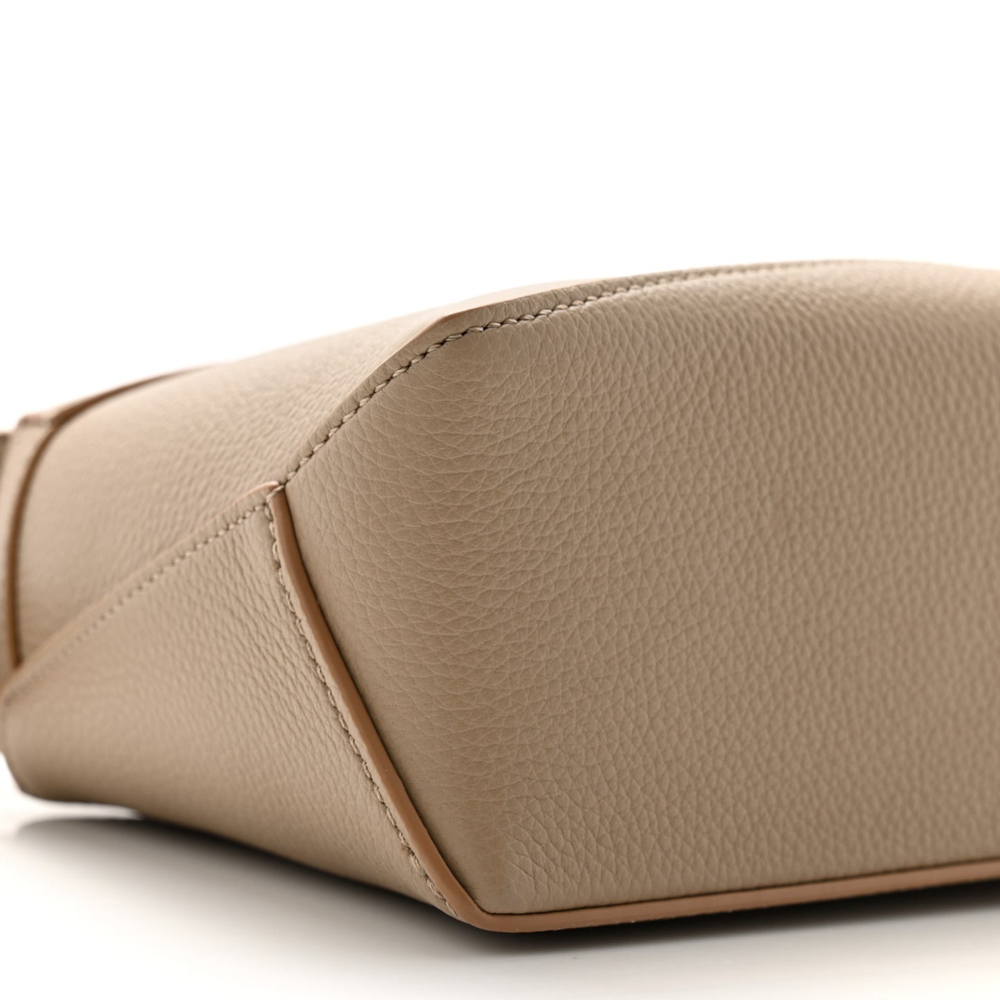 Calfskin Mini Puzzle Edge Bag Sand