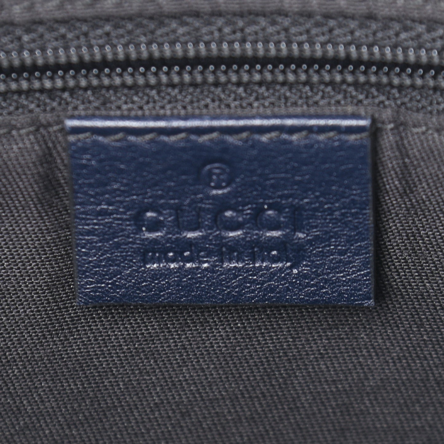 GG Plus Monogram Medium Flat Messenger Bag Navy