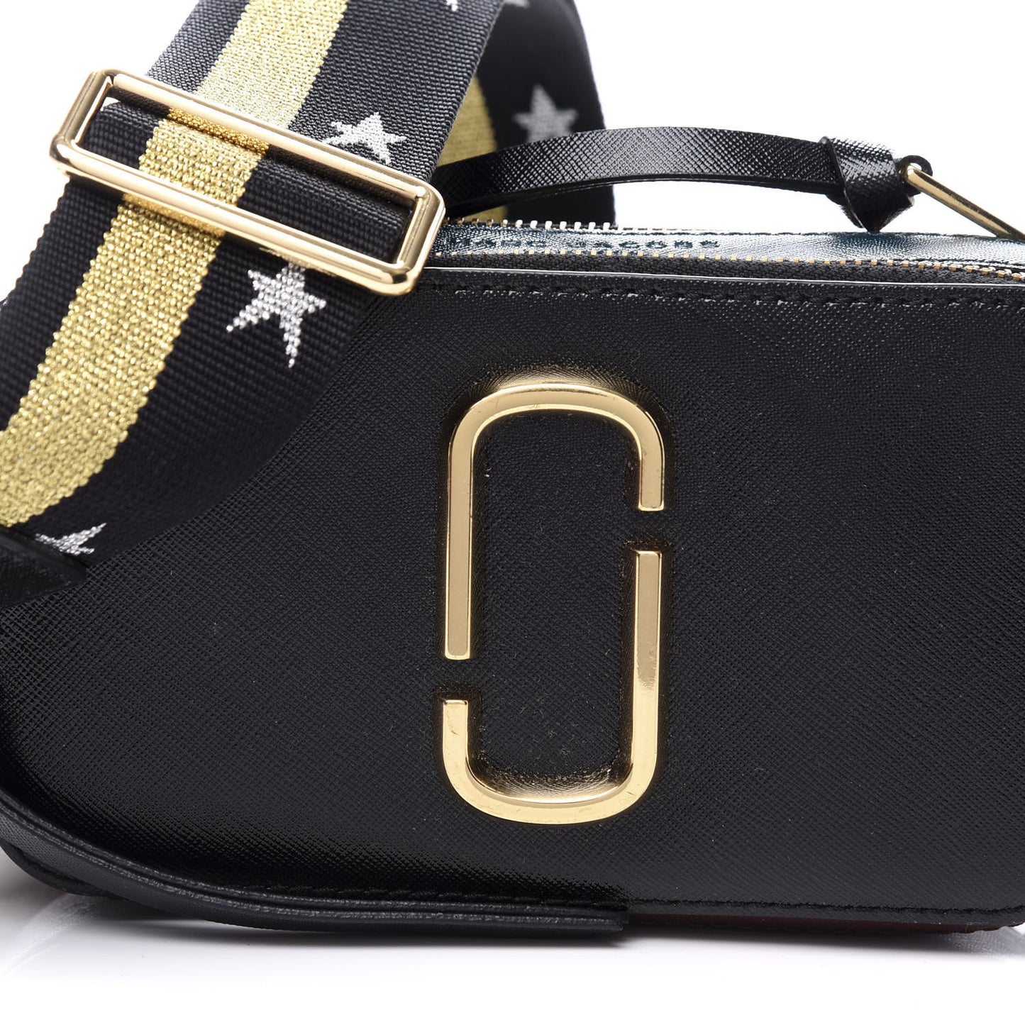 Saffiano Small Snapshot Camera Bag Black Multi