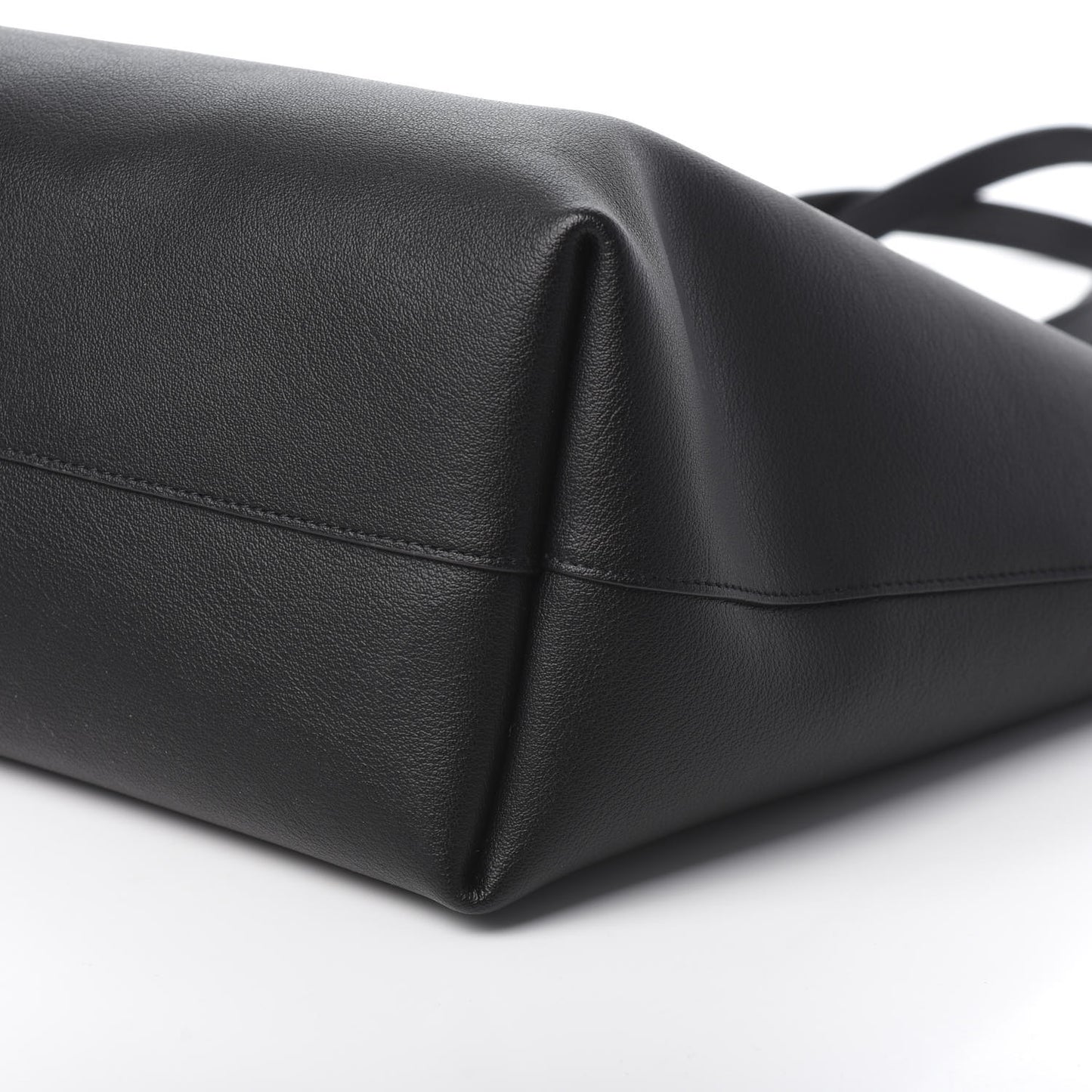 Calfskin Large Shopping Tote Black