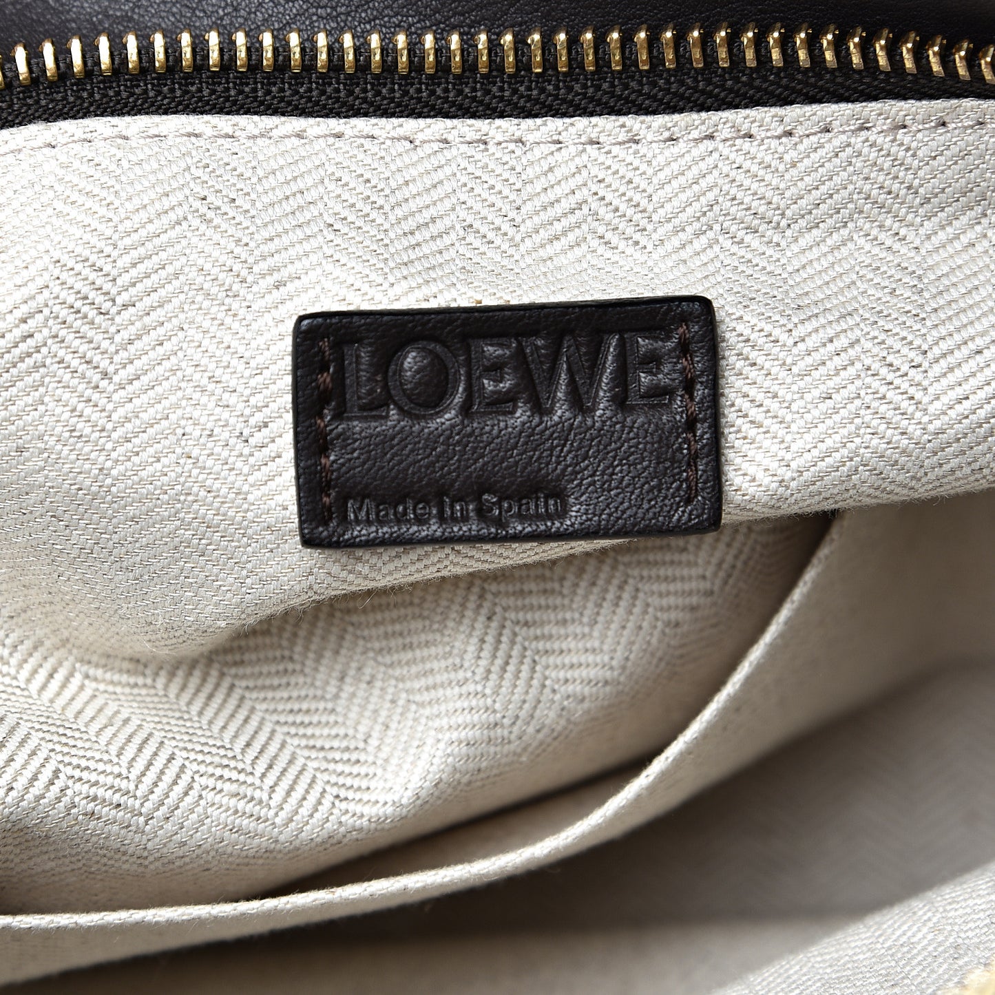 Suede Medium Puzzle Bag Gold