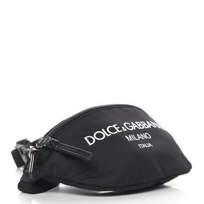 Dolce & Gabbana Nylon Logo Belt Bag Black 3 of 4