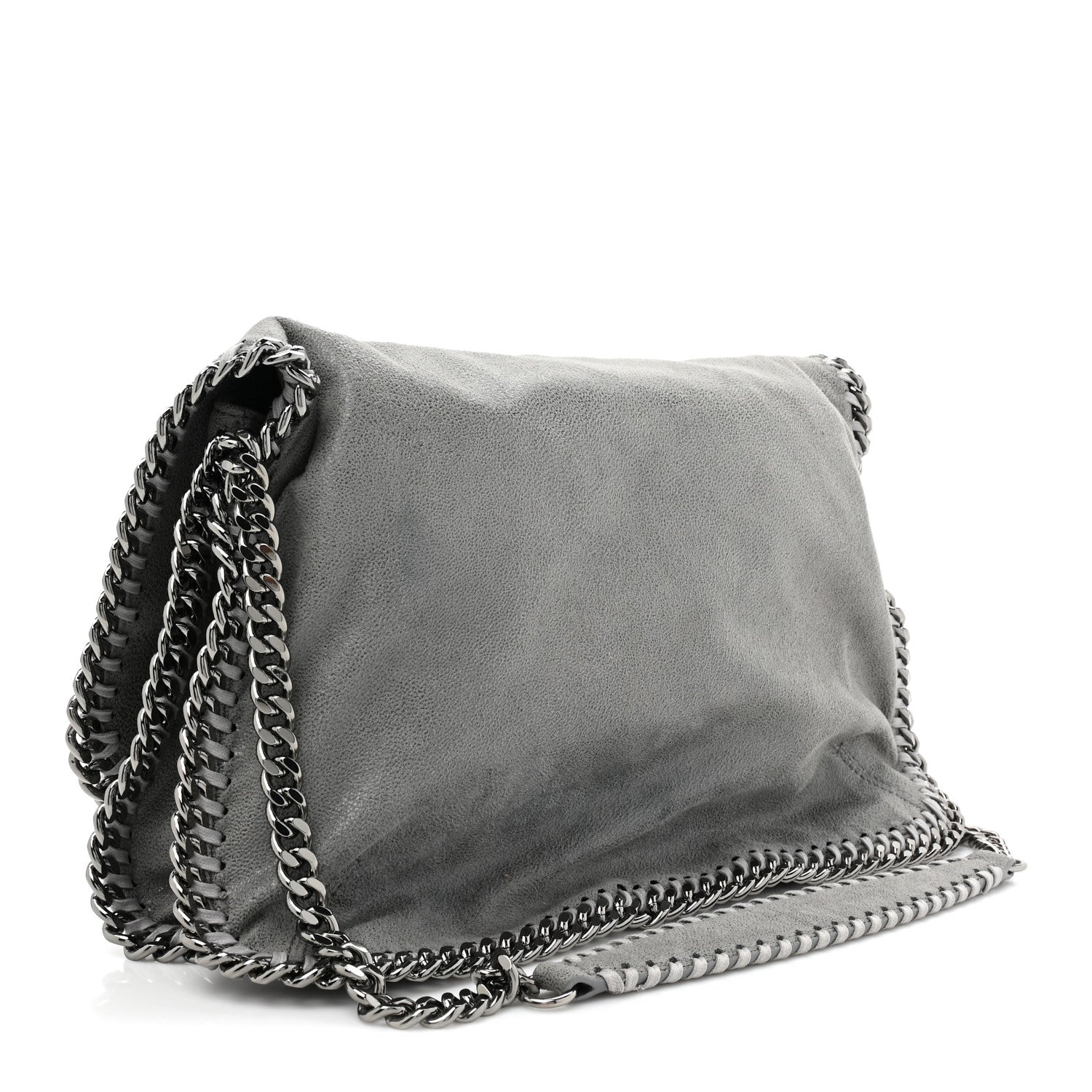 Stella McCartney Shaggy Deer Falabella Messenger Grey 3 of 10