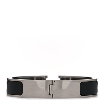 Hermes Enamel Narrow Clic Clac H Bracelet PM Black 2 of 4