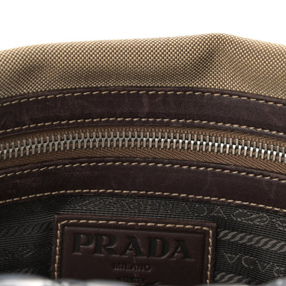 Prada Jacquard Logo Messenger Corda Moro 19 of 19