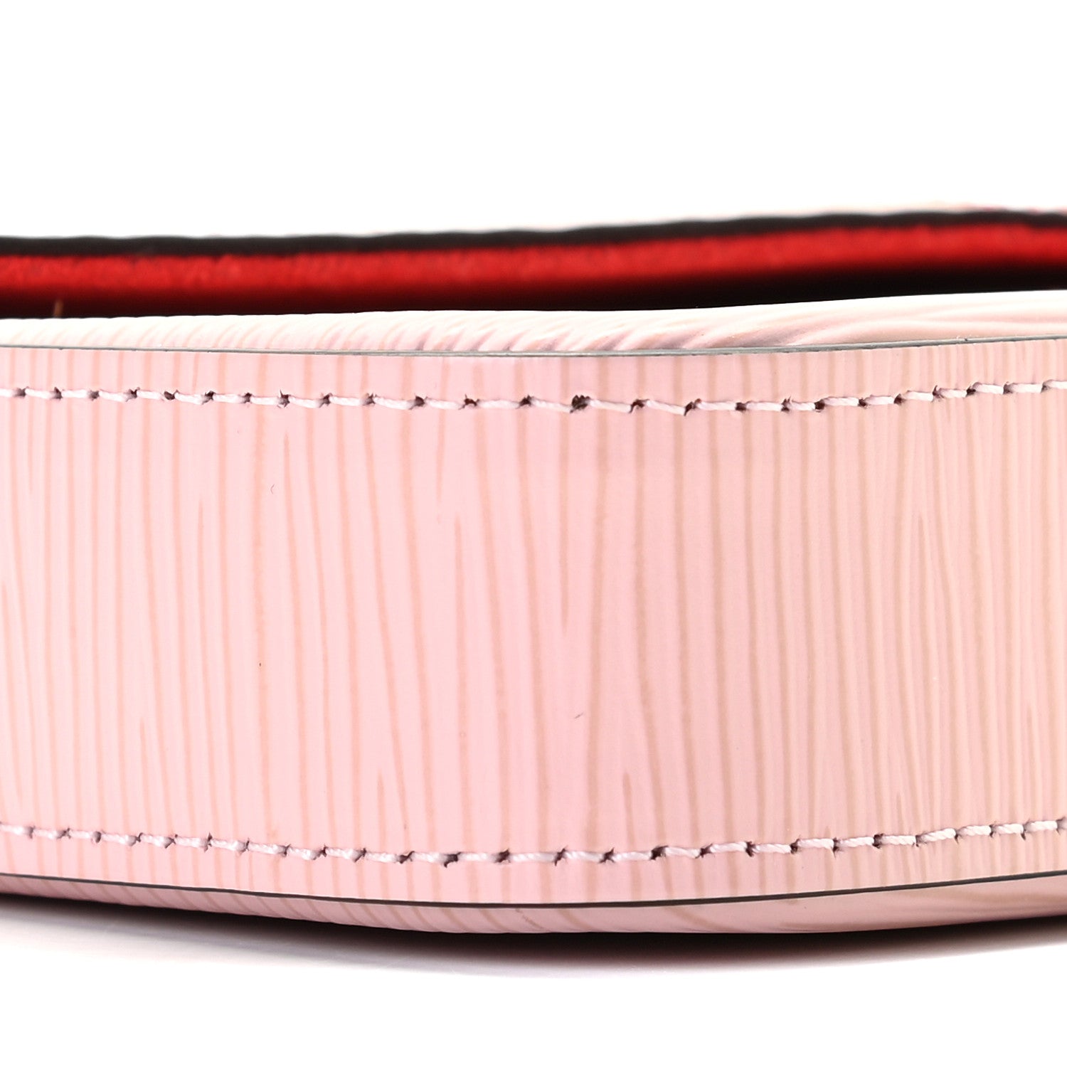 Louis Vuitton Epi Pochette Felicie Rose Ballerine Stripe 9 of 10