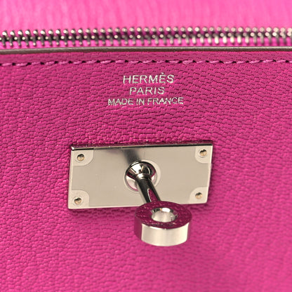 Hermes Chevre Mysore Kelly Wallet To Go Magnolia 6 of 10
