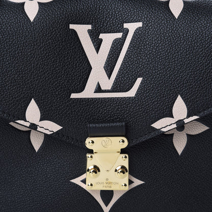 Louis Vuitton Empreinte Monogram Giant Pochette Metis Black Beige 9 of 9