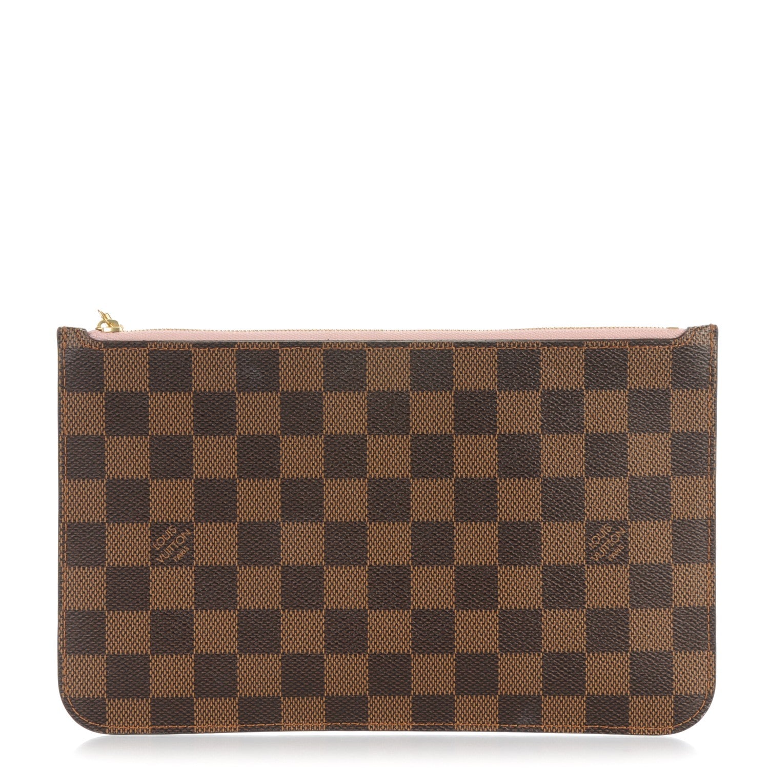 Louis Vuitton Damier Ebene Neverfull MM GM Pochette Rose Ballerine 1 of 8