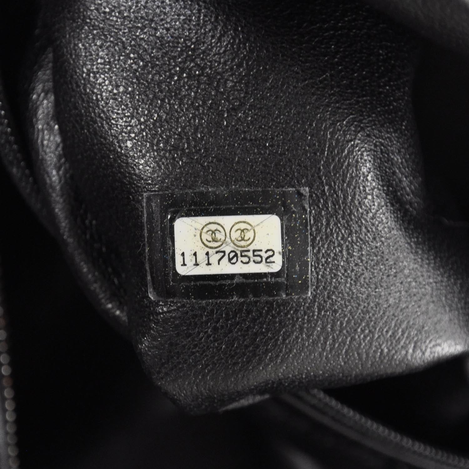 Chanel Leather Luxe Ligne Medium Bowler Black 8 of 9