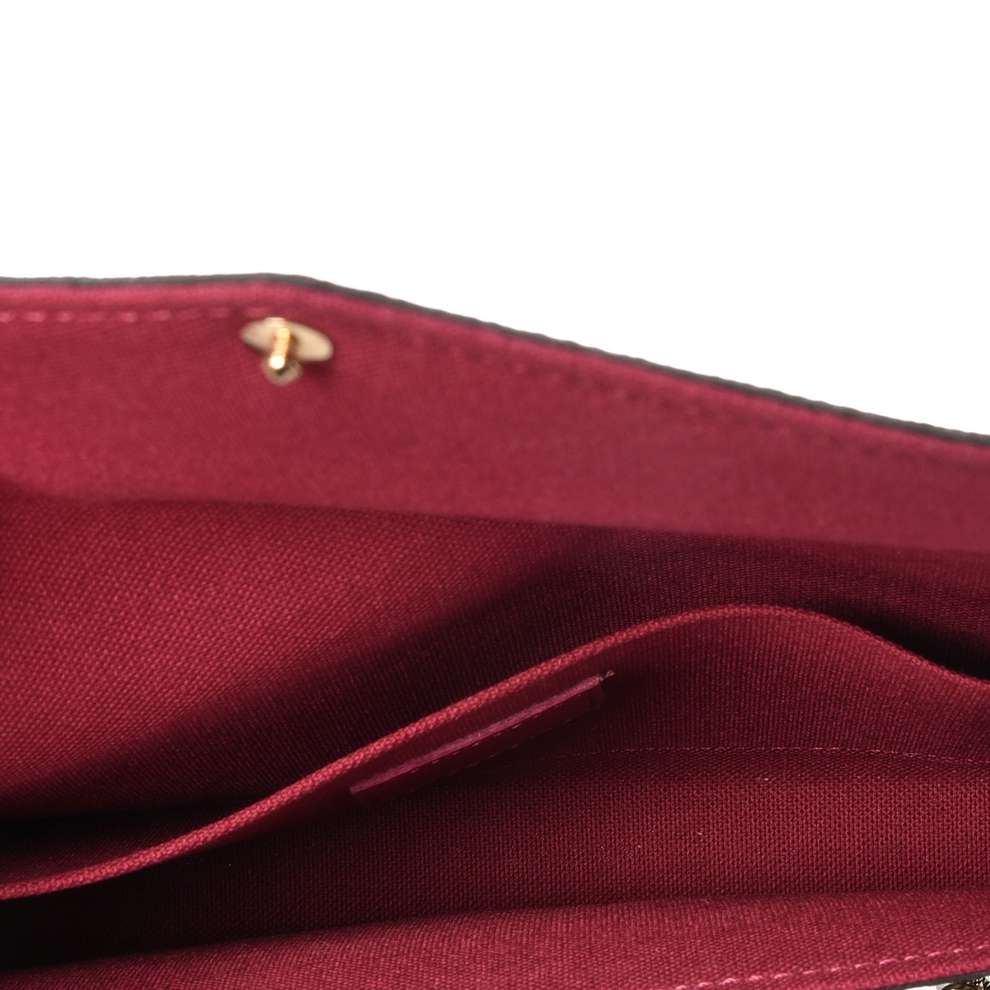 Monogram Pochette Felicie Chain Wallet Fuchsia