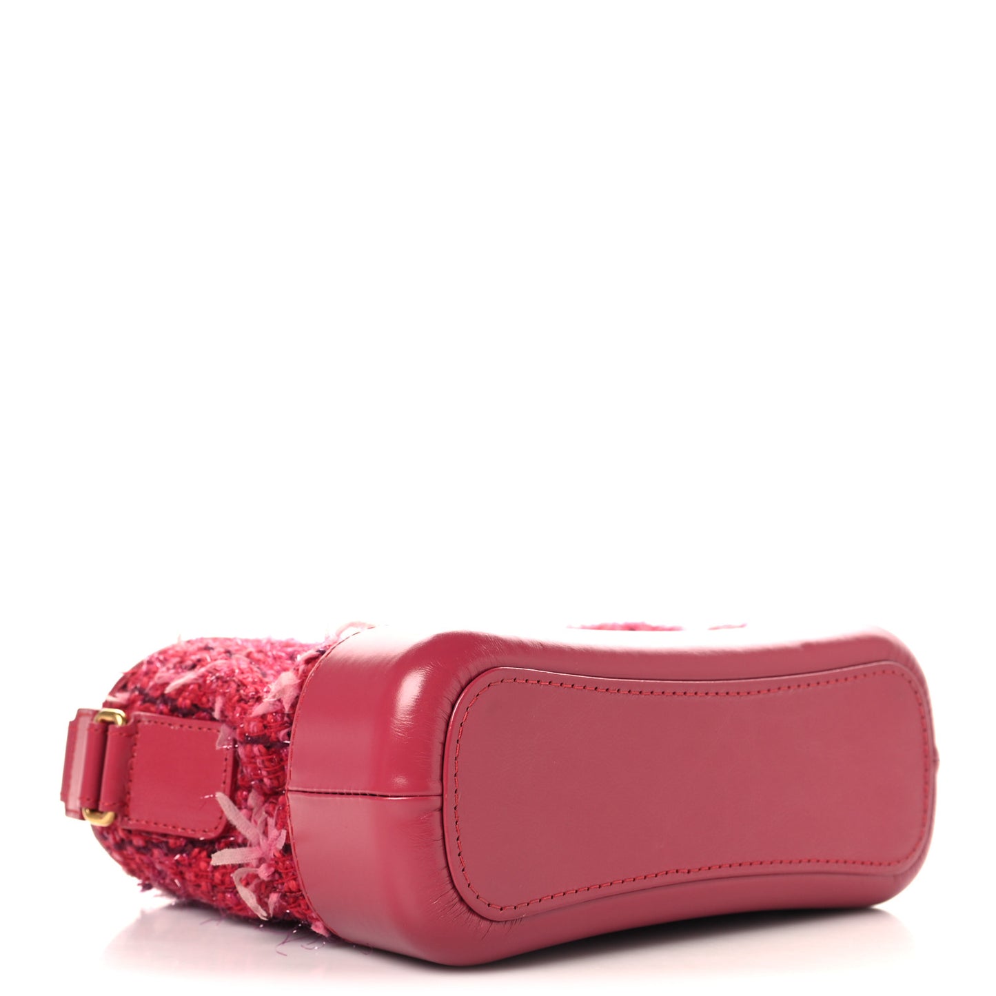 Tweed Calfskin Small Gabrielle Hobo Pink