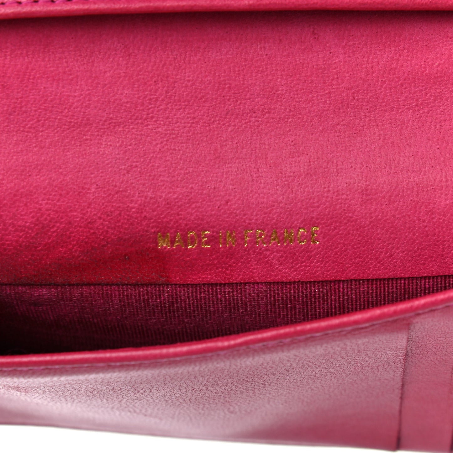 Caviar Timeless CC Card Holder Wallet Dark Pink