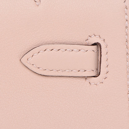 Hermes Swift Kelly Pochette Clutch Rose Eglantine 20 of 23