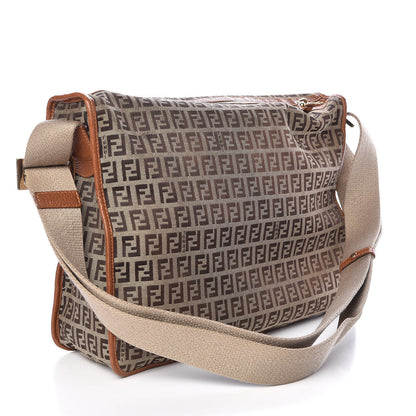 Fendi Zucchino Crossbody Messenger Brown 3 of 8
