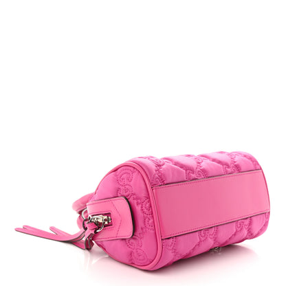 Gucci Nylon Calfskin Enamel GG Matelasse Mini Bowler Bag Lovely 4 of 10