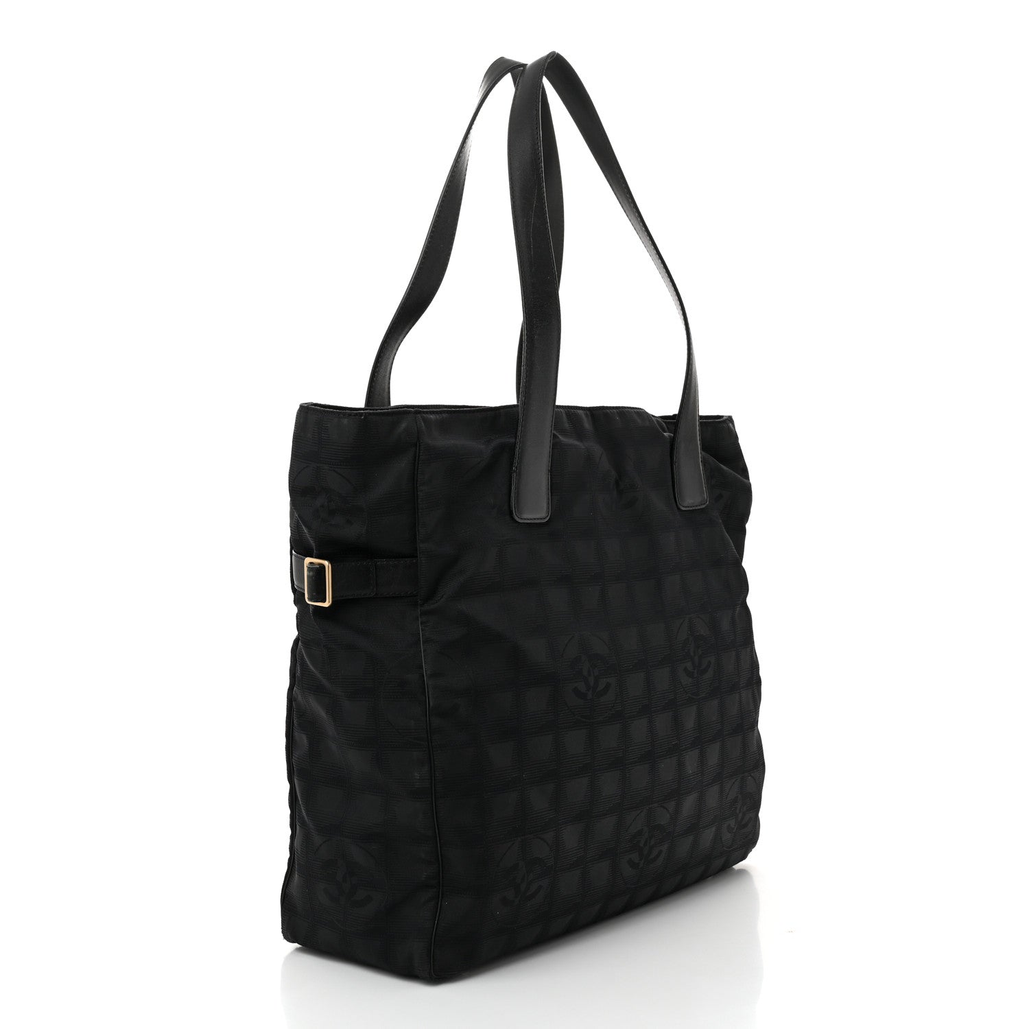 Chanel Nylon Large Travel Tote Black 3 of 14