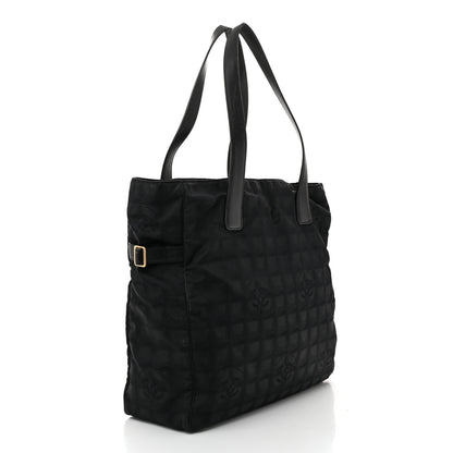 Chanel Nylon Large Travel Tote Black 3 of 14