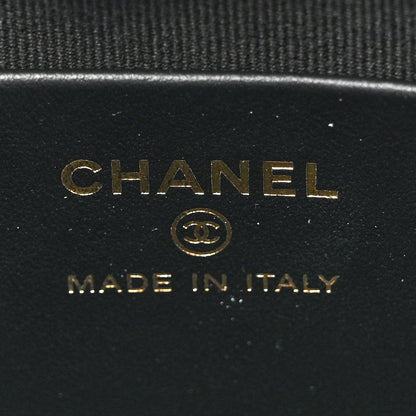 Chanel Shiny Crumpled Calfskin Quilted Nano 31 Shopping Bag Black 6 of 11