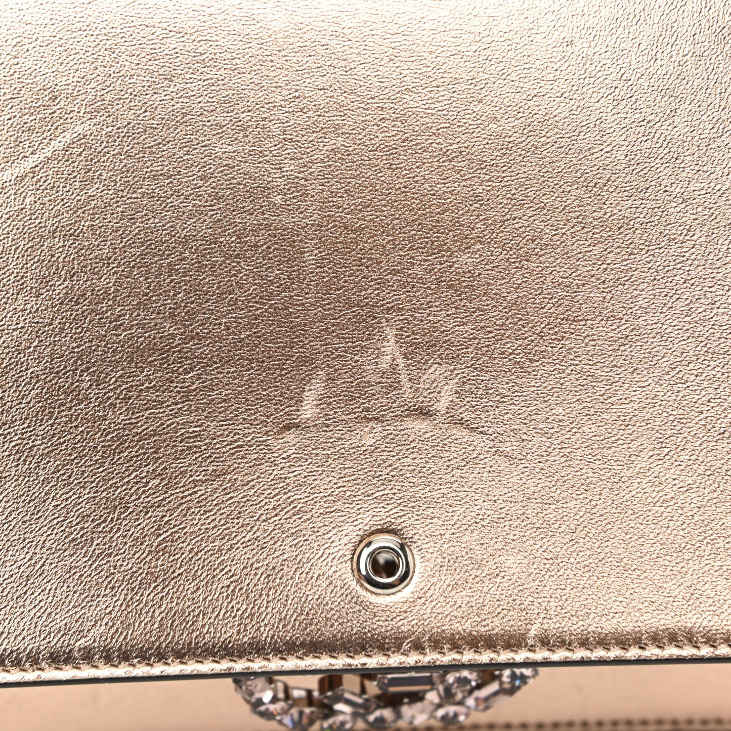 Metallic Nappa Crystal GG Broadway Shoulder Bag Pink