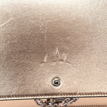 Gucci Metallic Nappa Crystal GG Broadway Shoulder Bag Pink 11 of 15