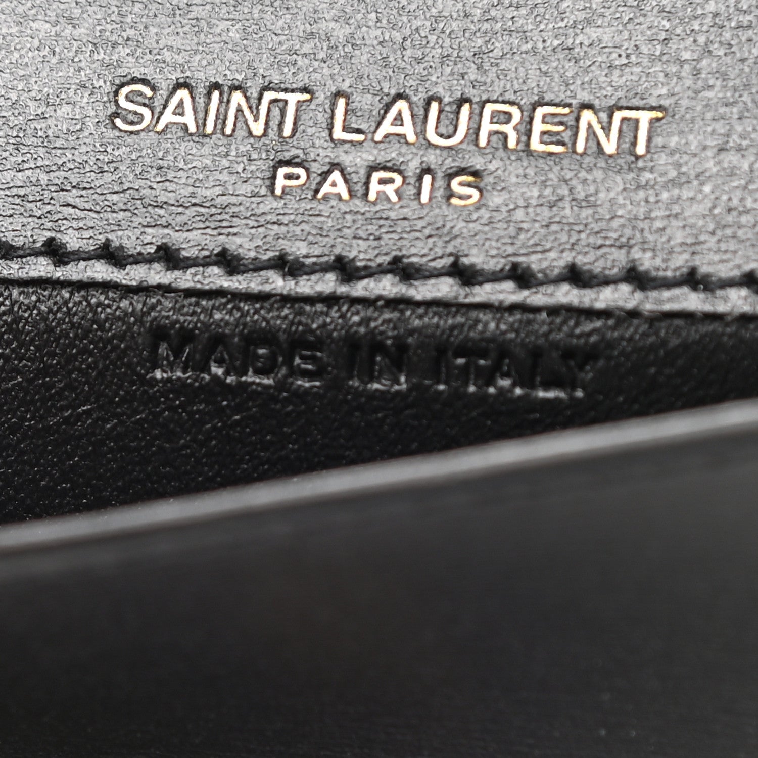 Saint Laurent Smooth Calfskin Monogram Coin Pouch Black 7 of 8
