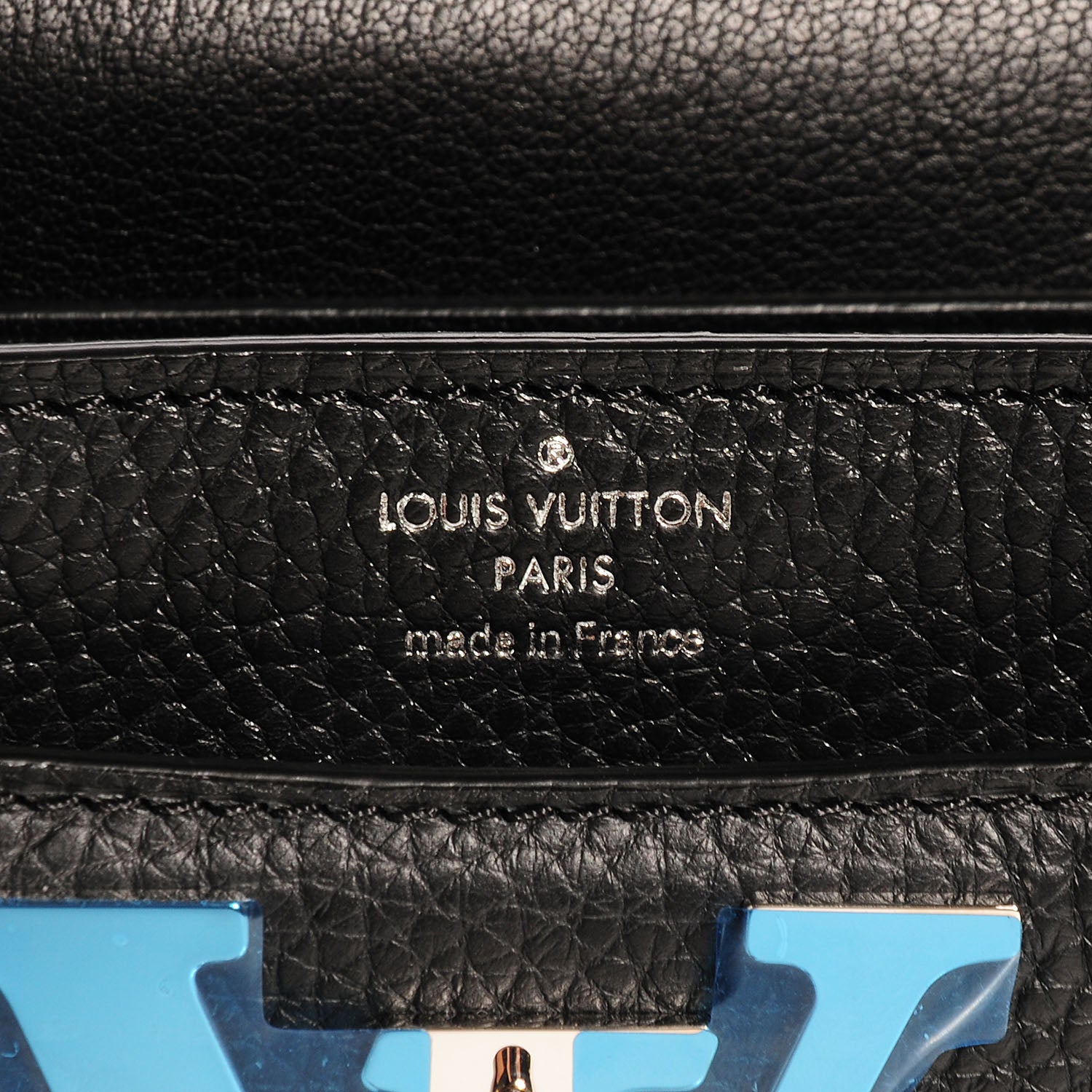 Louis Vuitton Taurillon Vivienne LV Black Silver 6 of 8