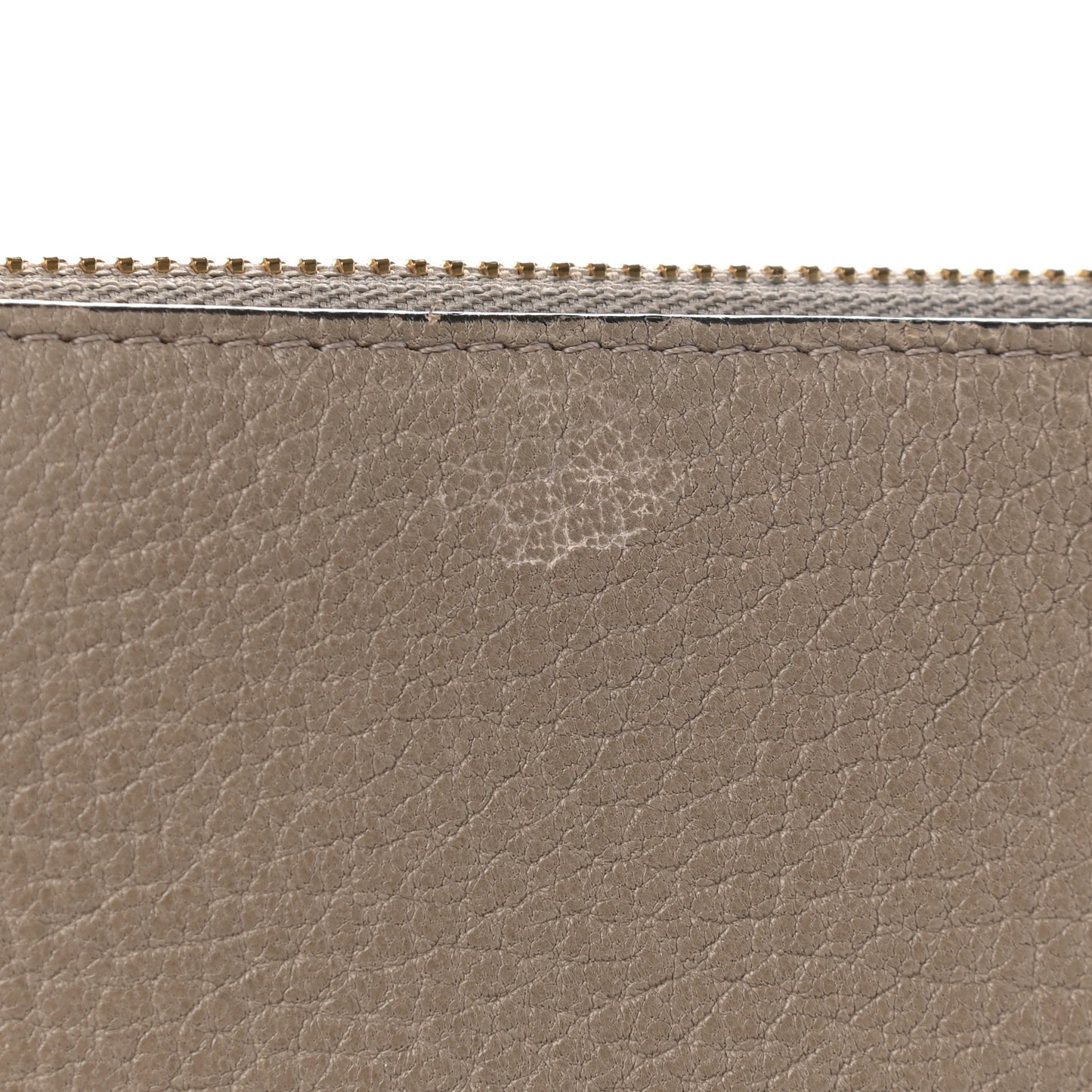 Grained Calfskin Joe Clutch Motty Grey