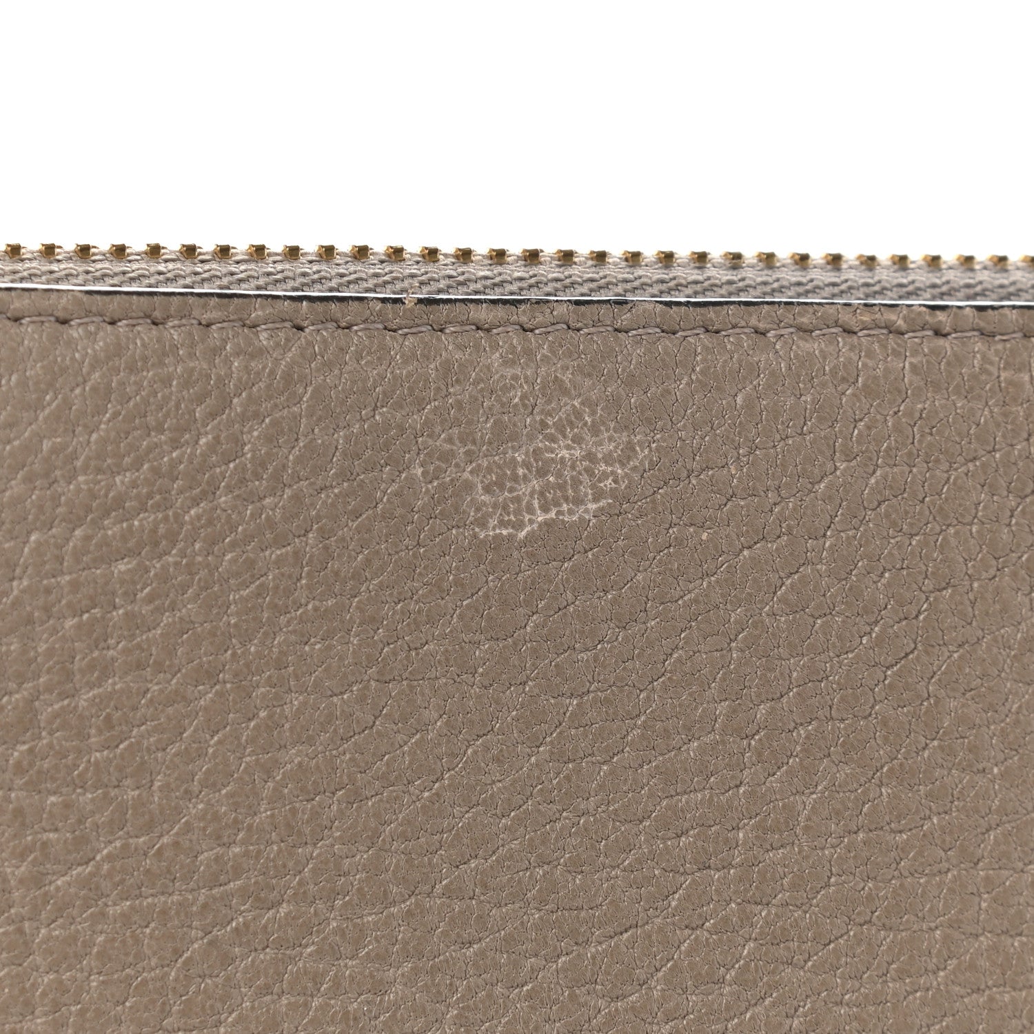 Chloe Grained Calfskin Joe Clutch Motty Grey 12 of 17