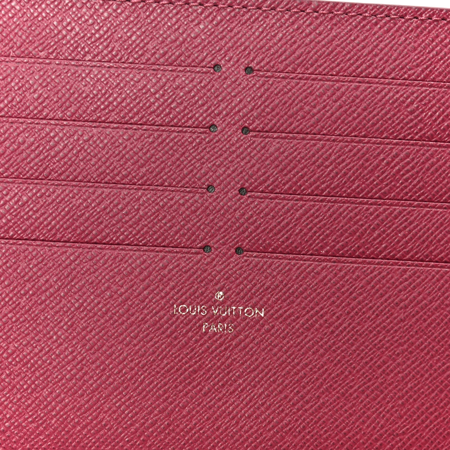 Monogram Pochette Felicie Chain Wallet Fuchsia