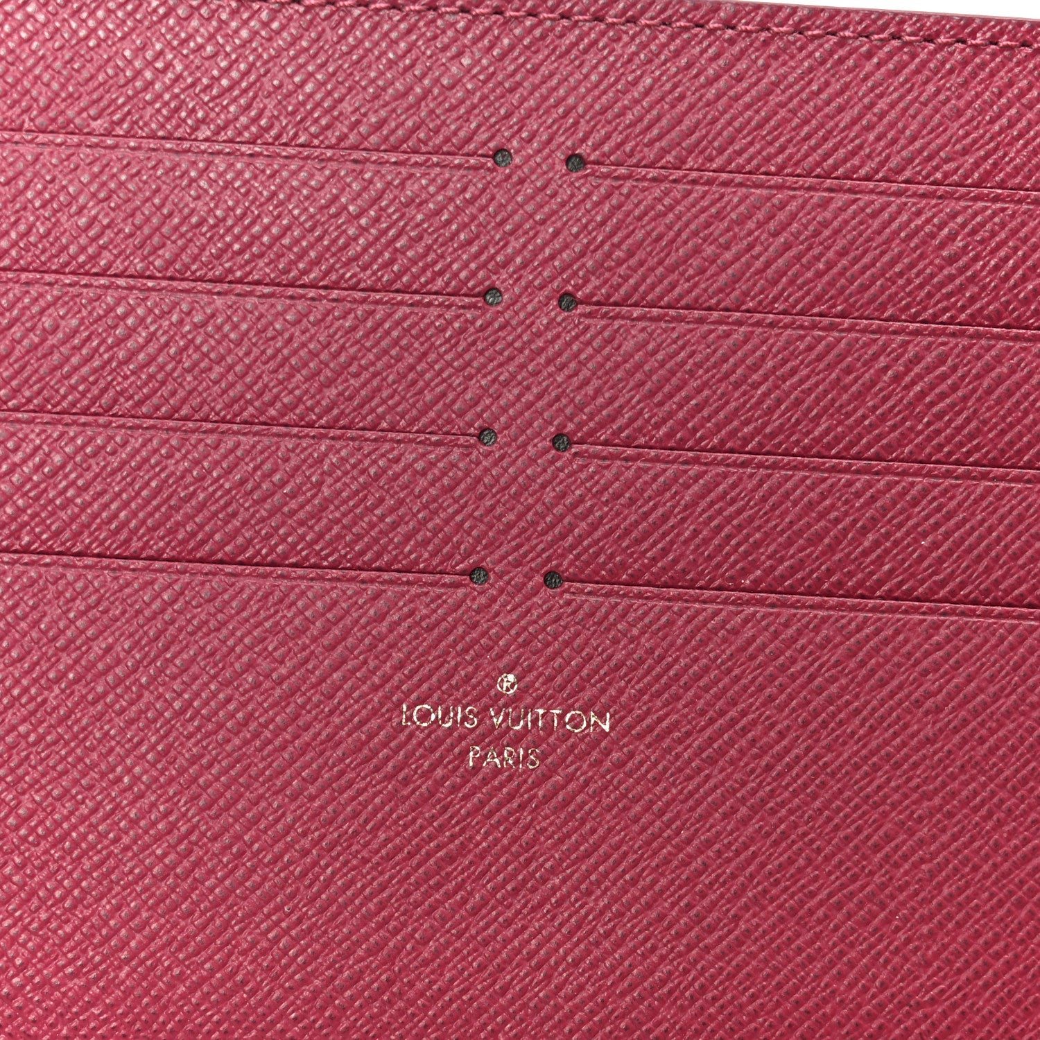 Louis Vuitton Monogram Pochette Felicie Chain Wallet Fuchsia 11 of 15