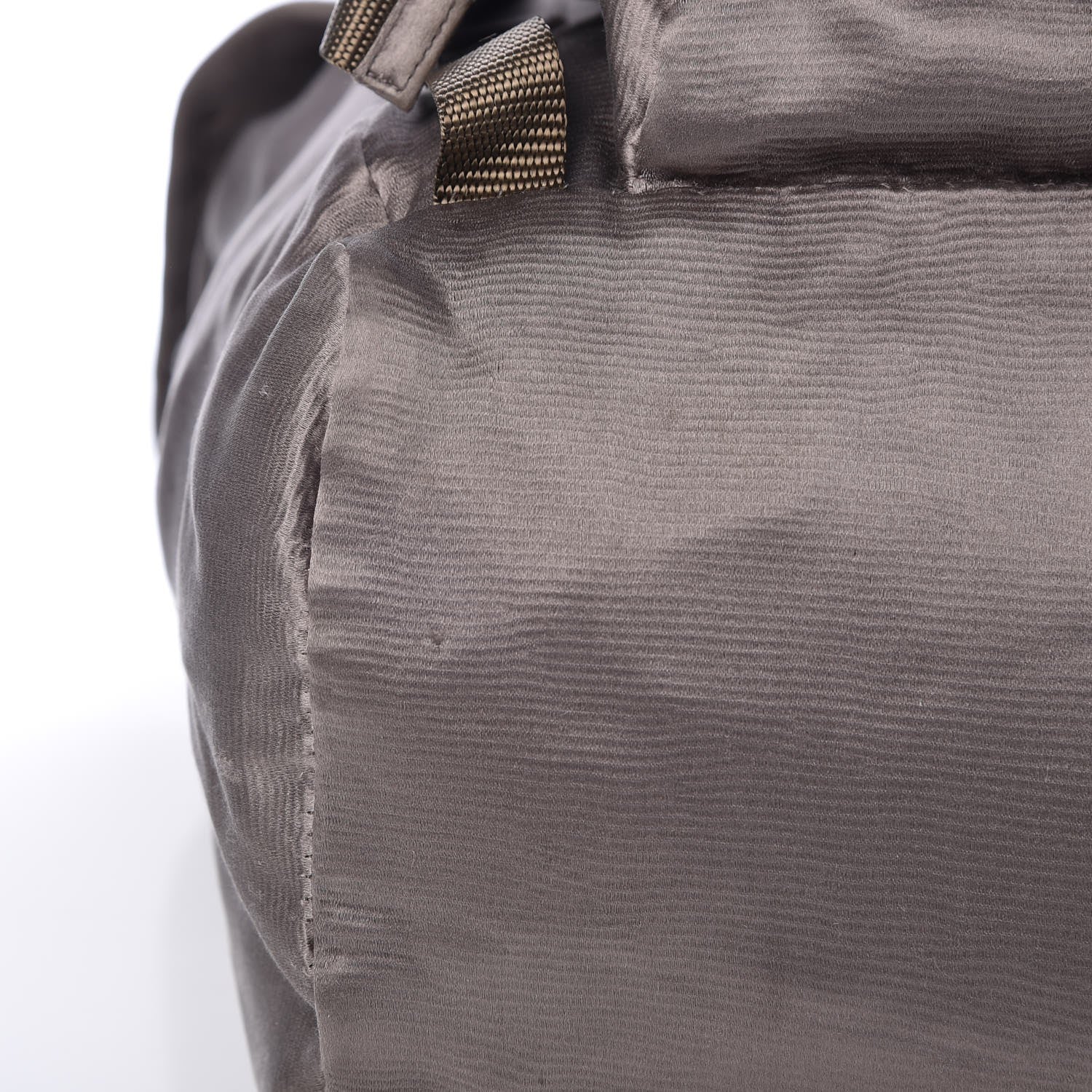 Prada Satin Double Buckle Backpack Fumo 17 of 18
