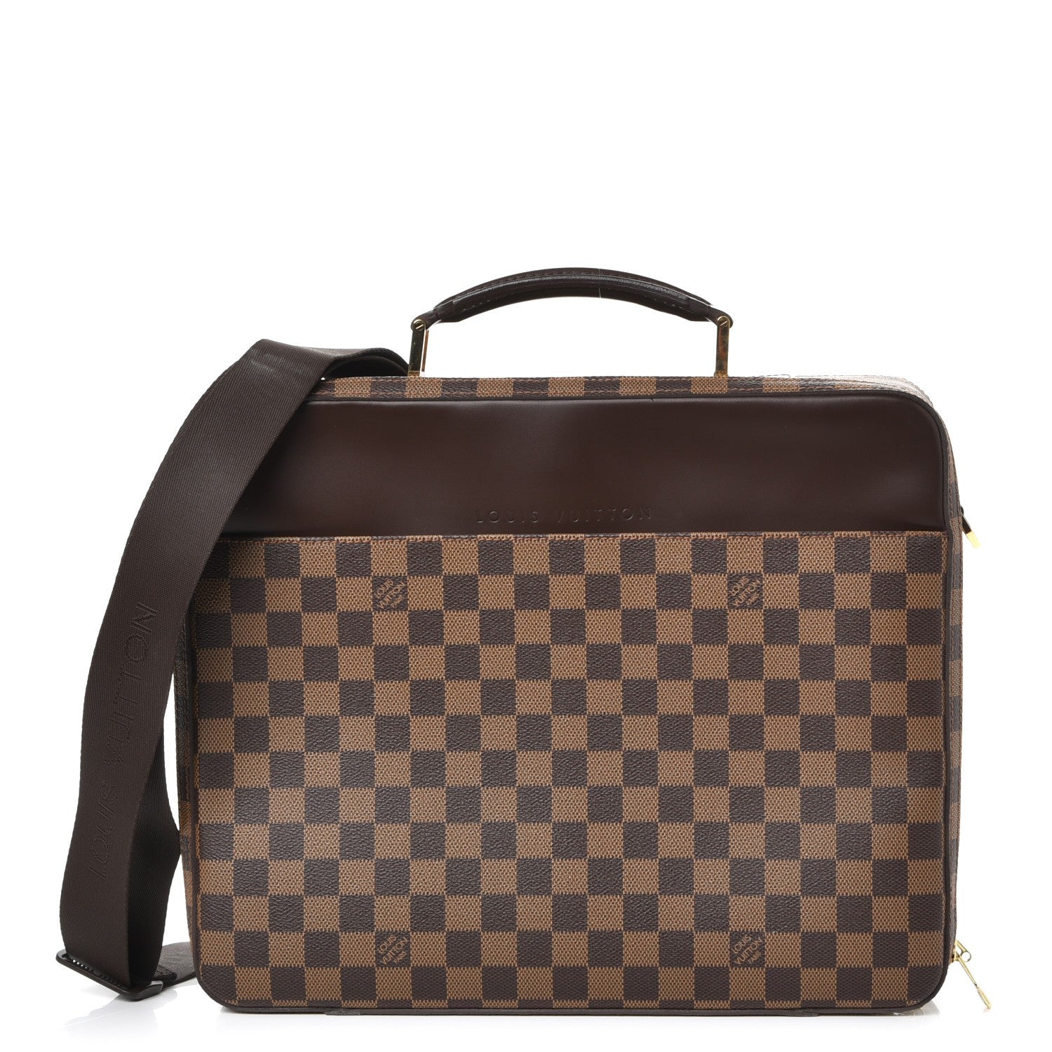 Louis Vuitton Damier Ebene Porte Ordinateur Sabana Computer Case 1 of 7