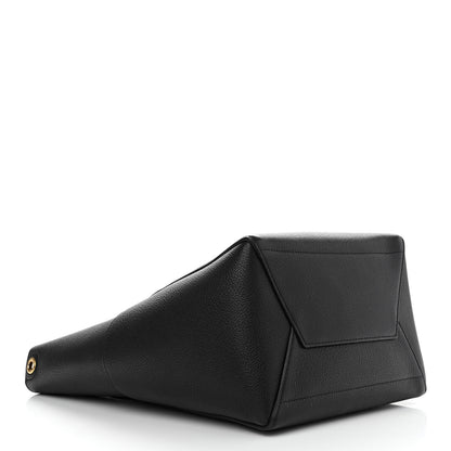 Celine Soft Grained Calfskin Sangle Bucket Bag Black 4 of 13