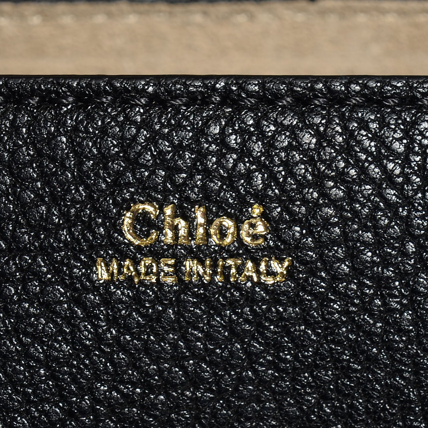 Grained Lambskin Nano Drew Shoulder Bag Black