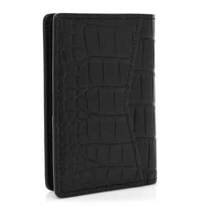 Louis Vuitton Crocodile Pocket Organizer Black 3 of 8