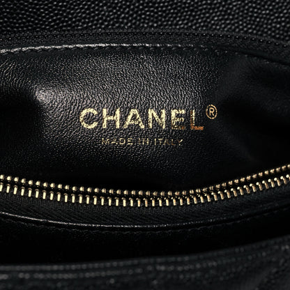 Chanel Caviar Lizard Quilted Small Coco Handle Flap Black 6 of 11