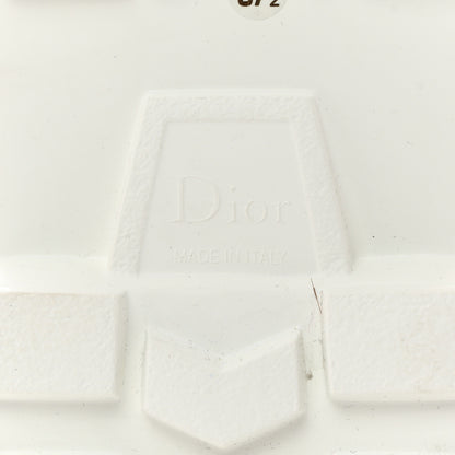 Christian Dior Calfskin Shearling Hike Ankle Boots 37.5 White 8 of 9