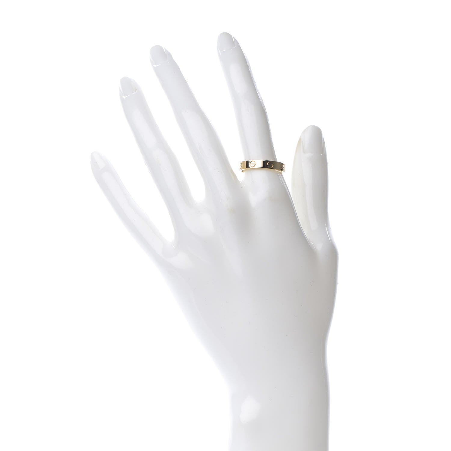 Cartier 18K Yellow Gold 3.5mm LOVE Wedding Band Ring 55 7.25 2 of 5