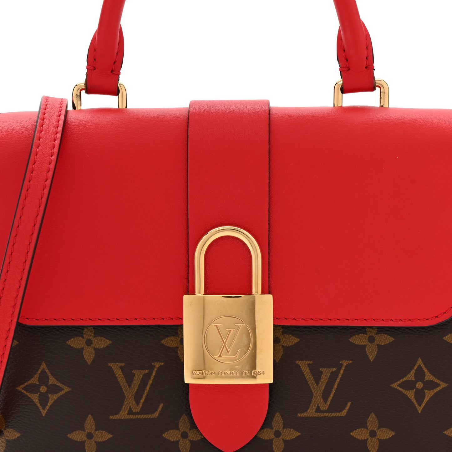 Monogram Locky BB Coquelicot