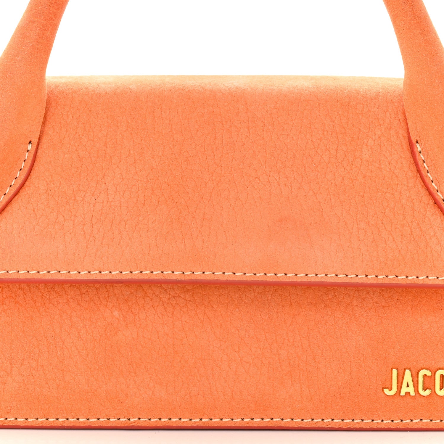 Jacquemus Nubuck Le Chiquito Long Orange 7 of 14