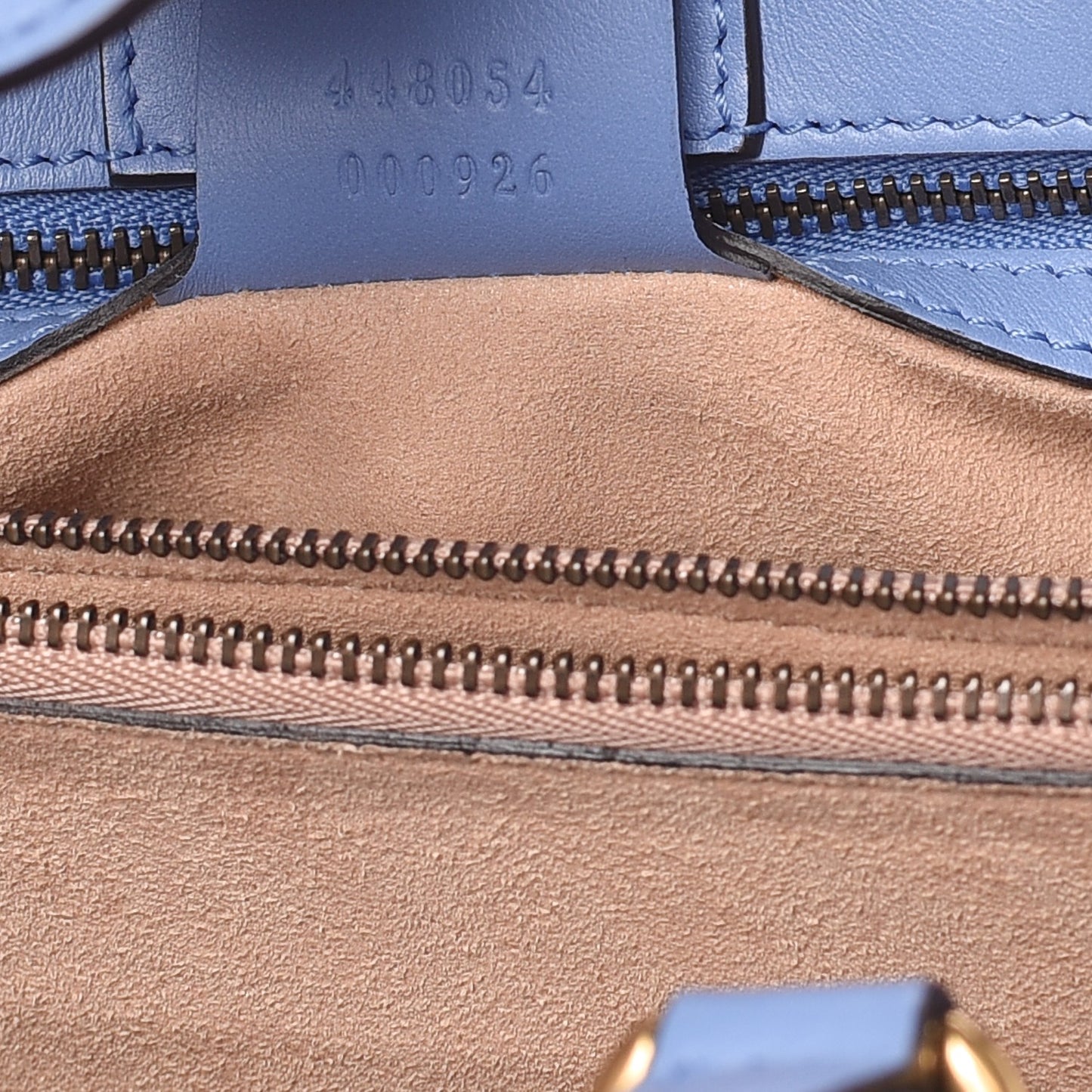 Calfskin Matelasse Small GG Marmont Tote Clear Sky Blue
