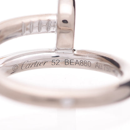 Cartier 18K White Gold Juste Un Clou Ring 52 6 4 of 4