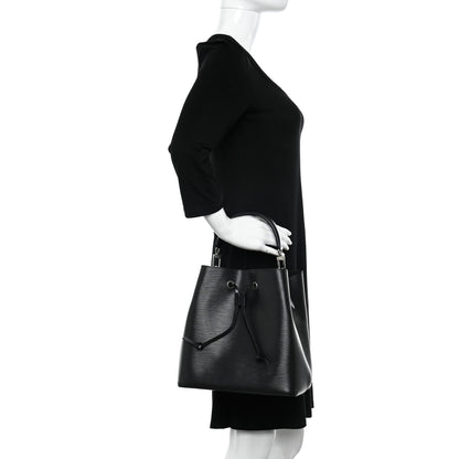 Louis Vuitton Epi NeoNoe MM Black 2 of 12