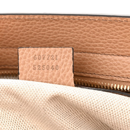 Gucci Dollar Calfskin Large Soho Top Handle Satchel Camelia 7 of 10