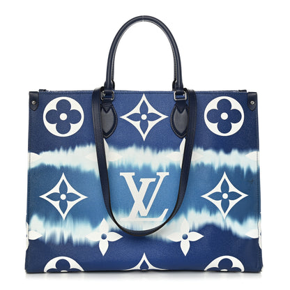 Louis Vuitton Monogram Escale Onthego GM Blue 1 of 13