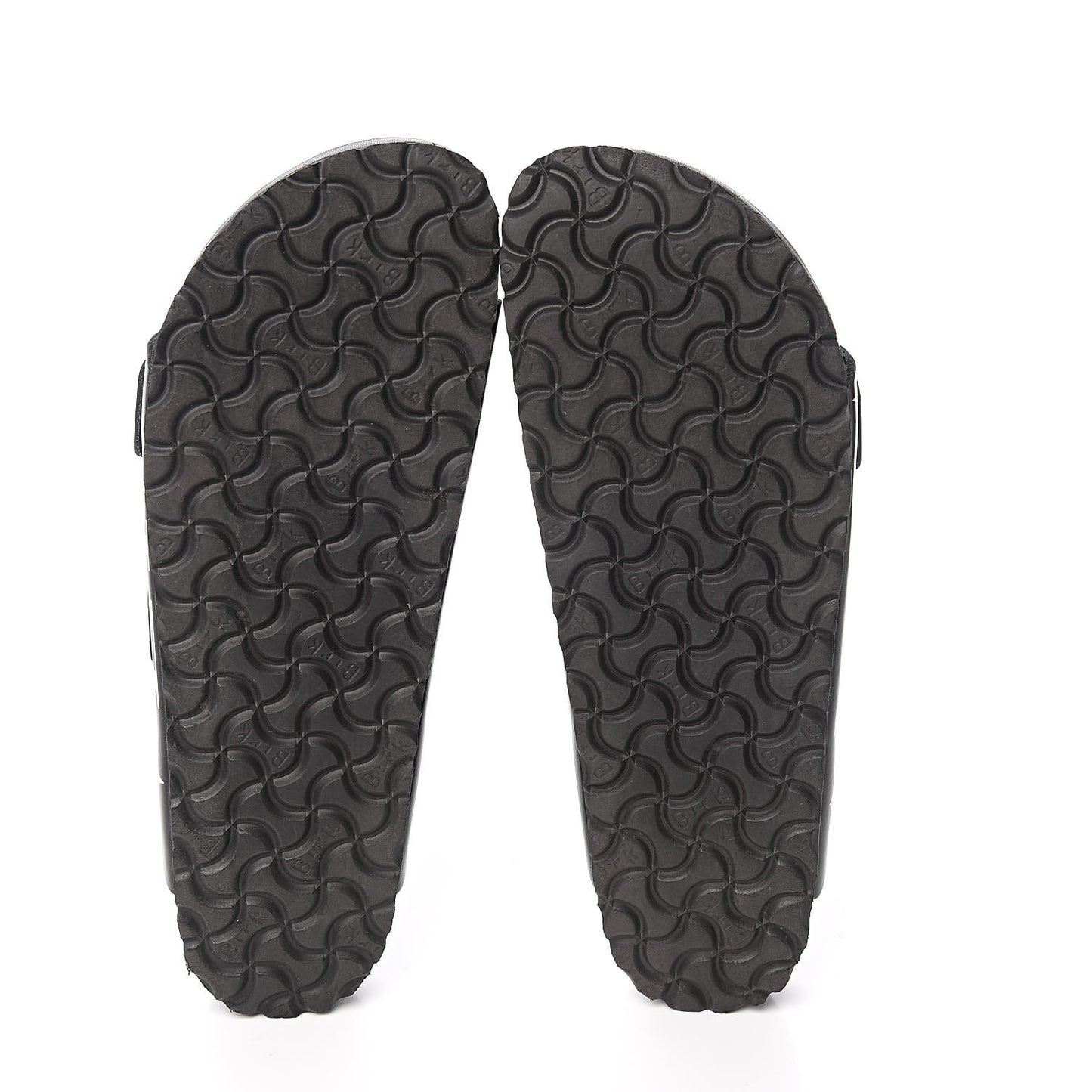 Calfskin VLTN Birkenstock Slide Sandals 41 Black