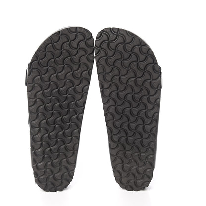 Valentino Garavani Calfskin VLTN Birkenstock Slide Sandals 41 Black 5 of 9